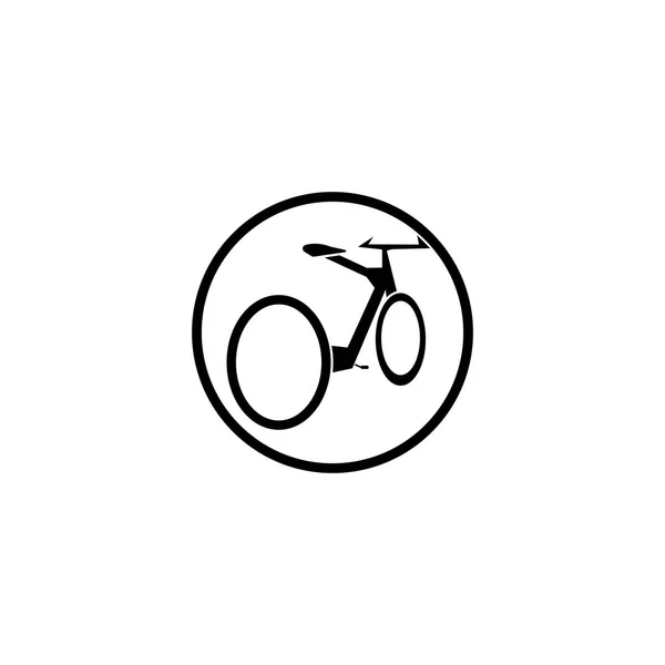 Icono Bicicleta Vector Diseño Plantilla Ilustración — Archivo Imágenes Vectoriales