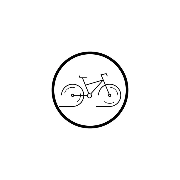 Kerékpár Ikon Vektor Tervezés Template Illusztráció — Stock Vector