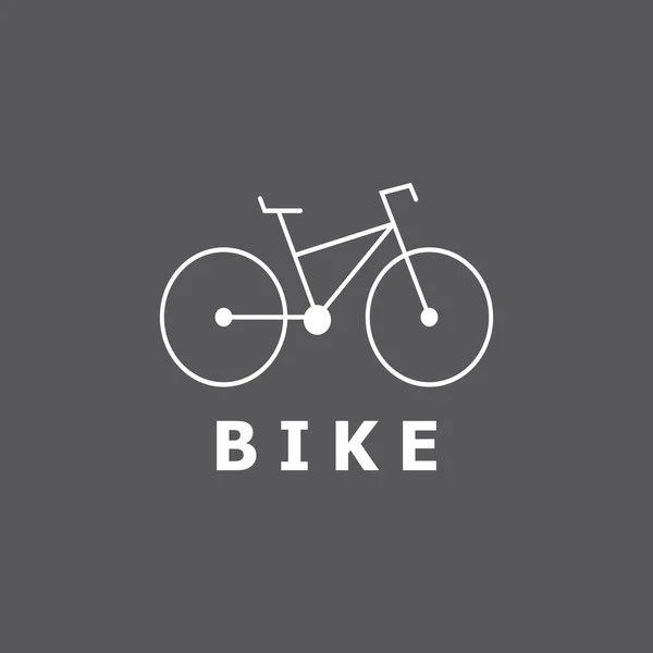 Ilustração Modelo Projeto Vetor Ícone Bicicleta —  Vetores de Stock
