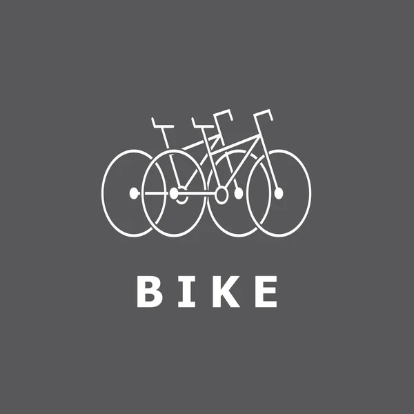 Ilustração Modelo Projeto Vetor Ícone Bicicleta —  Vetores de Stock