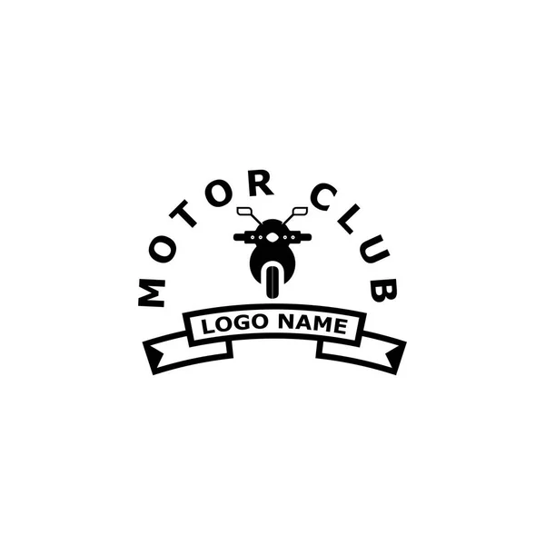 Motorcycle Logo Icon Vector Illustration Design Template — Stock Vector