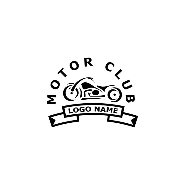 Logotipo Motocicleta Icono Vector Plantilla Diseño Ilustración — Vector de stock