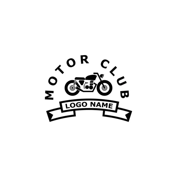 Motorrad Logo Ikone Vektor Illustration Design Vorlage — Stockvektor