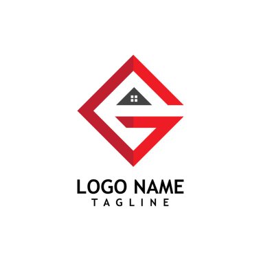 G Harfi Logo Şablonu vektör resimleme tasarımı