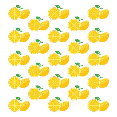 Taze Limon simgesi vektör çizim şablonu