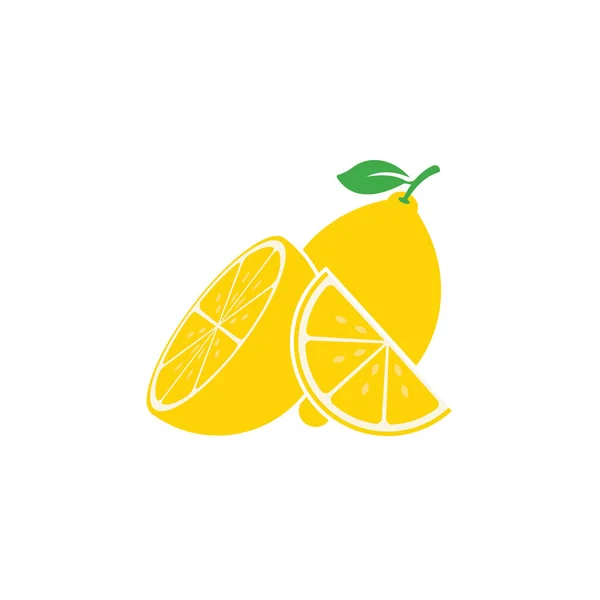 Шаблон Векторной Иллюстрации Лимона — стоковый вектор