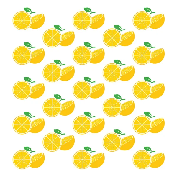 Taze Limon simgesi vektör çizim şablonu