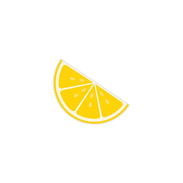 Свіжий Лимон Значок Векторні Ілюстрації Шаблон Дизайну Ліцензійні Стокові Вектори