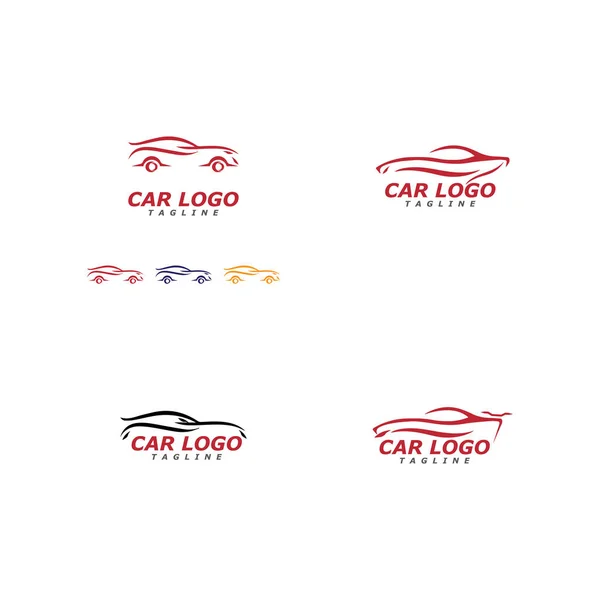 Auto Carro Logotipo Modelo Vetor Ilustração Ícone Design — Vetor de Stock