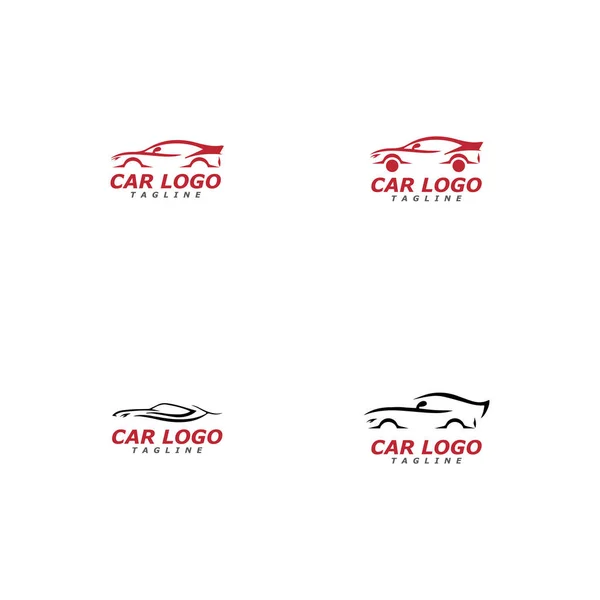Auto Coche Logo Plantilla Vector Ilustración Icono Diseño — Archivo Imágenes Vectoriales