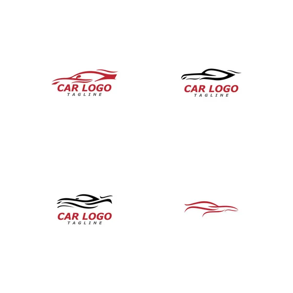 Auto Voiture Logo Modèle Vectoriel Illustration Icône Design — Image vectorielle