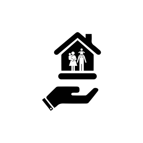 Familiensymbol Isoliert Auf Weißem Hintergrund Sehr Nützliche Ikone Der Familie — Stockvektor