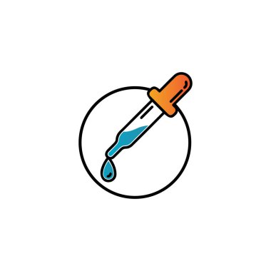 Düşüren Simge Vektör Tasarım Şablonu. Doğrusal stil. İndirme simgesi modada düz tasarım