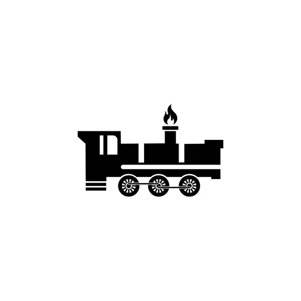 Ikona Wektora Pociągu Ilustracja Wzór Projektu — Wektor stockowy