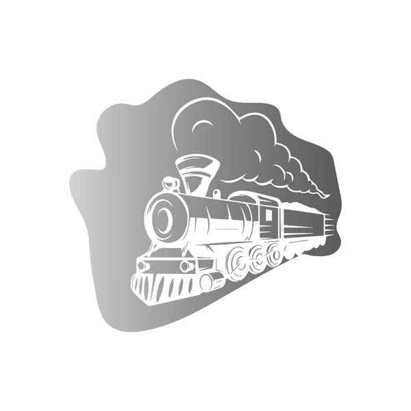 Modelo Design Ilustração Vetor Ícone Trem — Vetor de Stock