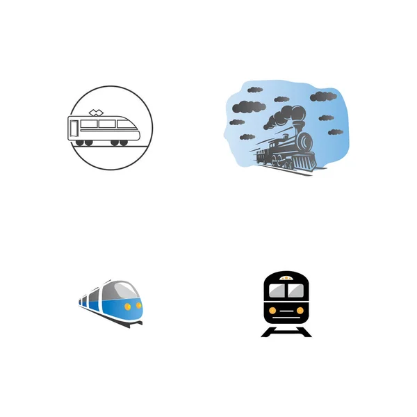 Train Icon Vector Illustration Design Template Stock Vector