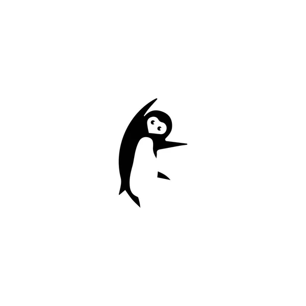 Pinguin Logo Vorlage Vektor Symbol Illustration — Stockvektor