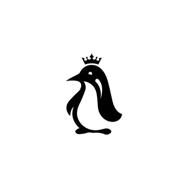 penguen logo şablon vektör resimleme