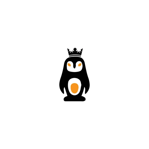 Pinguin Logo Vorlage Vektor Symbol Illustration — Stockvektor