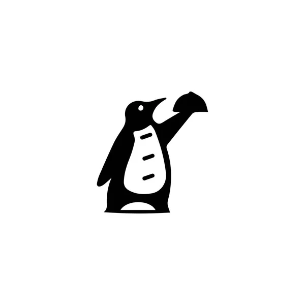 Pinguin Logo Vorlage Vektor Symbol Illustration — Stockvektor