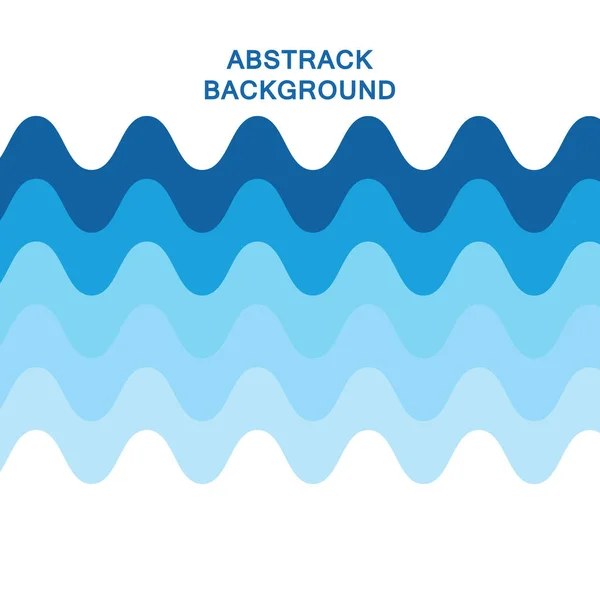 Αφηρημένο Διάνυσμα Κύματος Νερού Φόντο Σχέδιο Ηλιακής Απεικόνισης — Διανυσματικό Αρχείο