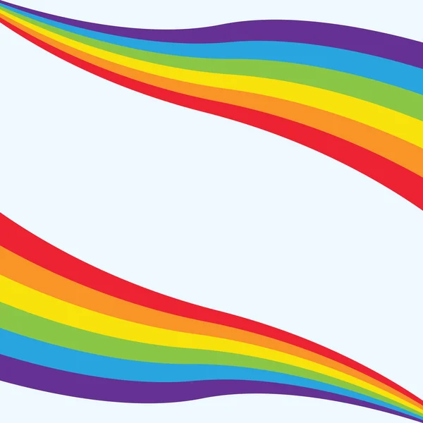Abstrack Beauty Rainbow Background Vector Illustration Design — Stock Vector