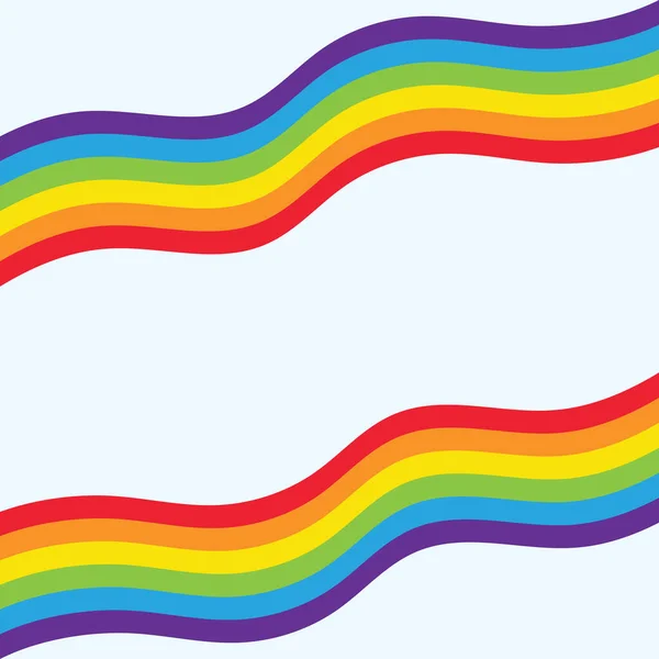 Abstrack Skönhet Rainbow Bakgrund Vektor Illustration Design Stockillustration