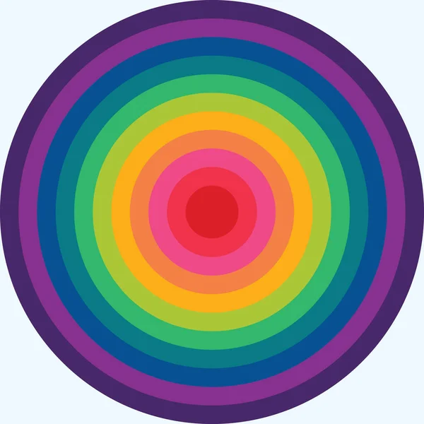 Abstrack Skönhet Rainbow Bakgrund Vektor Illustration Design Royaltyfria illustrationer