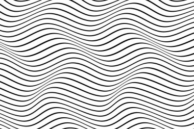 Modern tarzda çizgiler. Çizgi sanatı minimalist baskısı. Kalıp geometrik stil. Teknoloji geçmişi. Yaratıcı geometrik duvar kağıdı. Şablon, pankart. Siyah ve beyaz vektör çizimi.