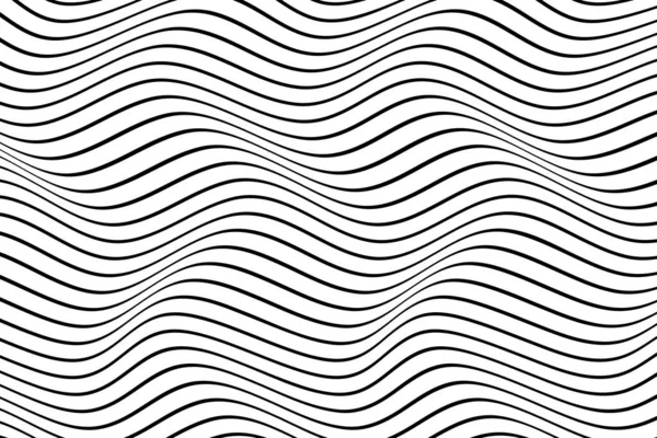 Linee in stile moderno. Stampa minimalista line art. Motivo stile geometrico. Contesto tecnologico. Carta da parati geometrica creativa. Modello di copertina, banner. Illustrazione vettoriale bianco e nero. — Vettoriale Stock