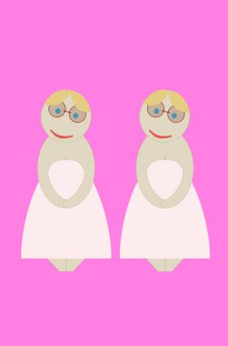 Yeni evli. Geleneksel olmayan aile.