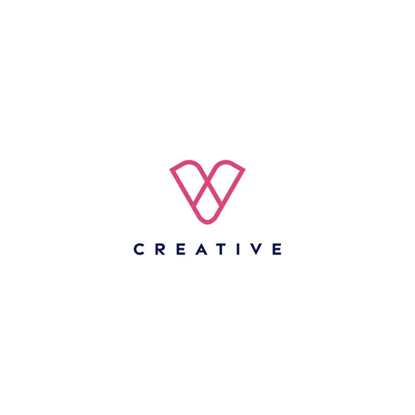 Creative Logo Letter Gradient Color Vector — Stock Vector