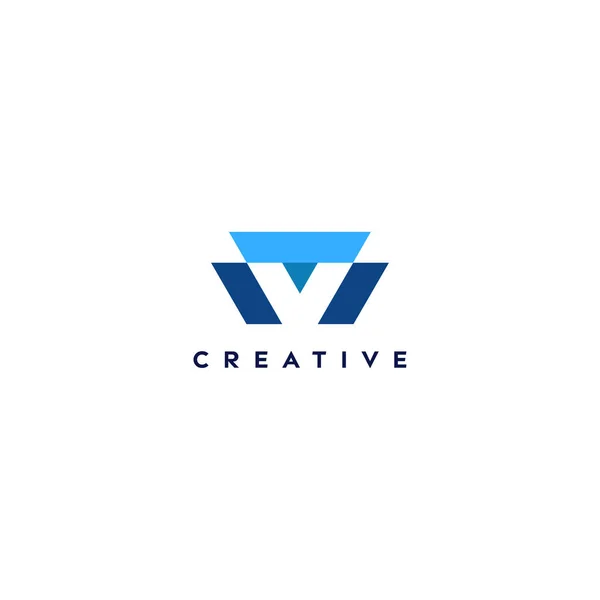 Creative Logo Letter Gradient Color Vector — Stock Vector