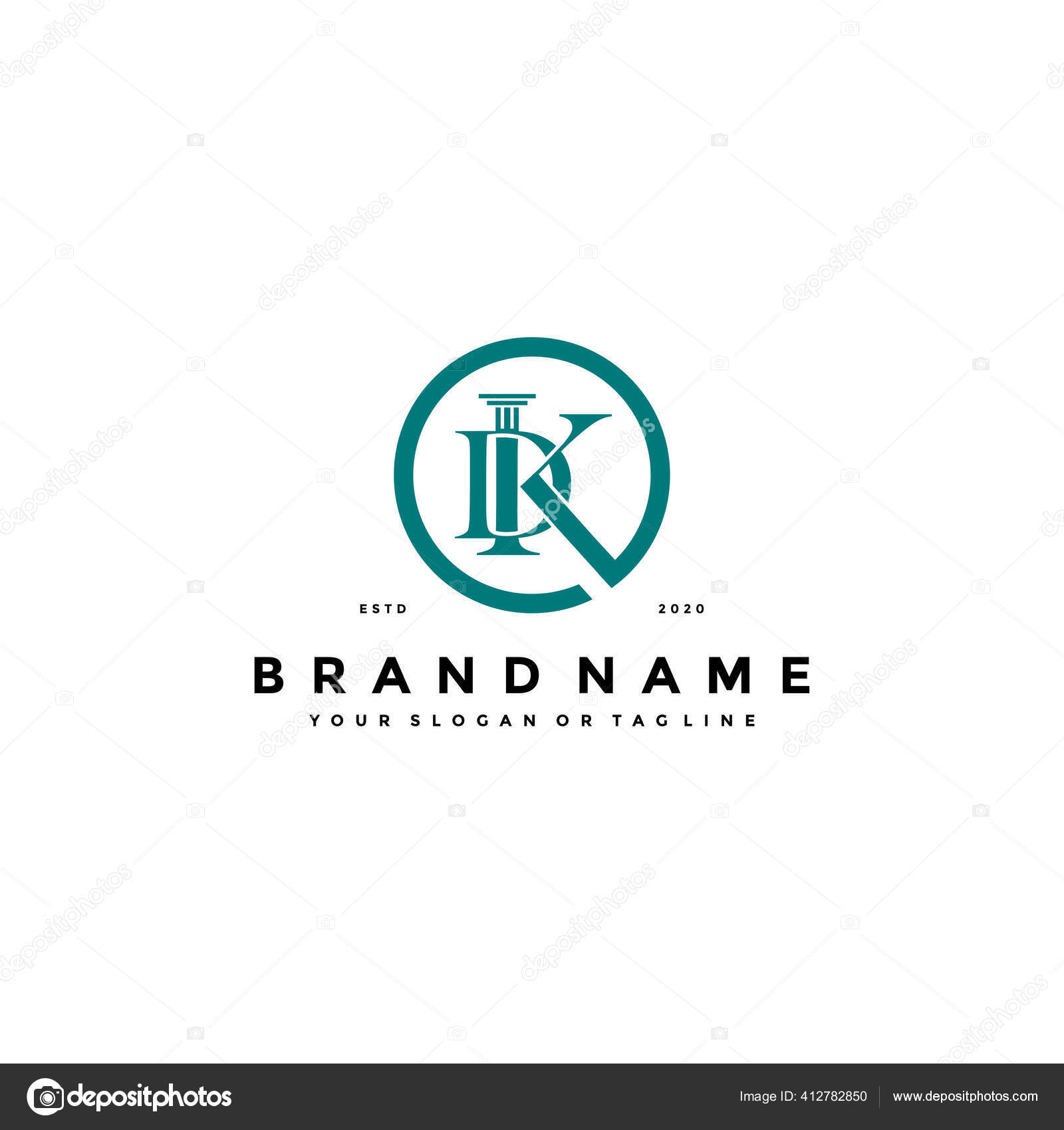 Brief Gesetz Logo Design Konzept Vektor Vorlage Vektorgrafik Lizenzfreie Grafiken C Udza 412782850 Depositphotos
