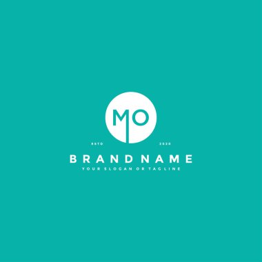 letter MO logo design vector template