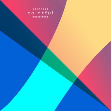 tasarım soyut arkaplan renkli vektör şablonu