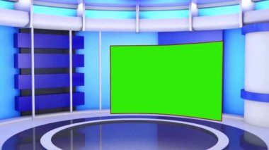 Sanal Haber Stüdyosu Yeşil Ekran