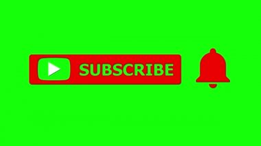 Yeşil ekrandaki abone düğmesine bas