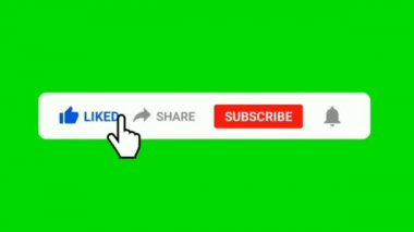 Yeşil ekrandaki abone düğmesine bas