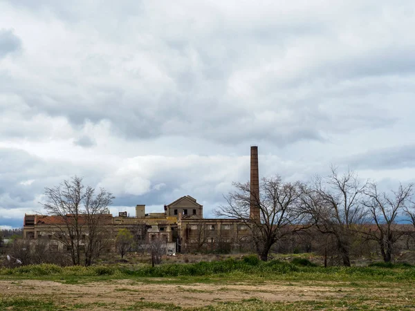 Fábrica Abandonada Madrid España — Foto de Stock