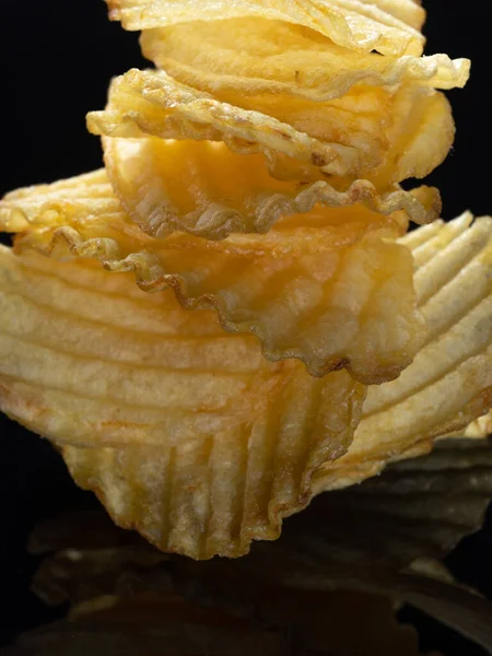 Kıvırcık Patates Abur Cubur Fast Food Örneği — Stok fotoğraf