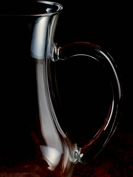 Les Contours Cruche Verre Vide — Photo