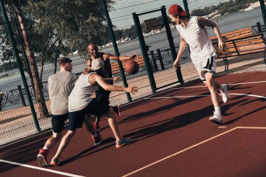 Grup Genç spor oyun basketbol açık havada giysiler