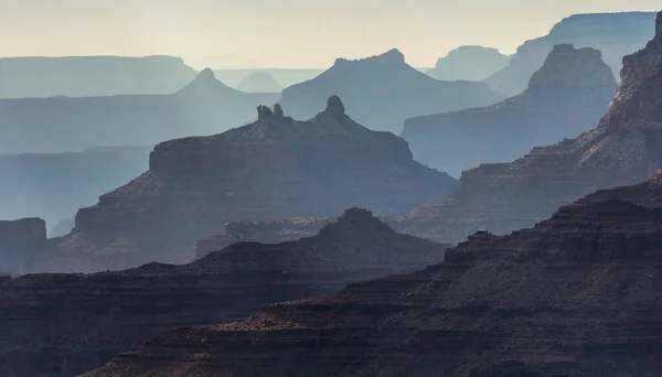 Fernsicht Auf Die Gipfel Des Grand Canyon — Stockfoto