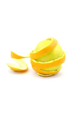 Olgun portakal ve elma