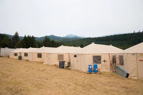 Terwilliger Fire Camp in Willamette National Forest — Stock Photo, Image