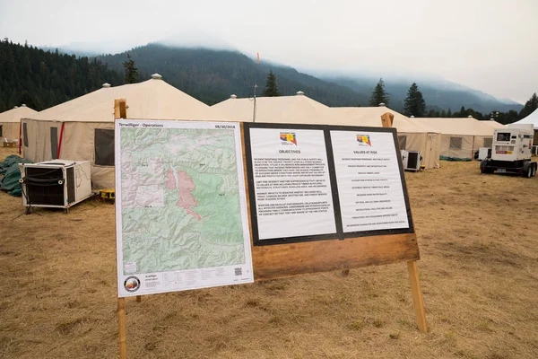 Terwilliger Fire Camp en el Bosque Nacional Willamette — Foto de Stock