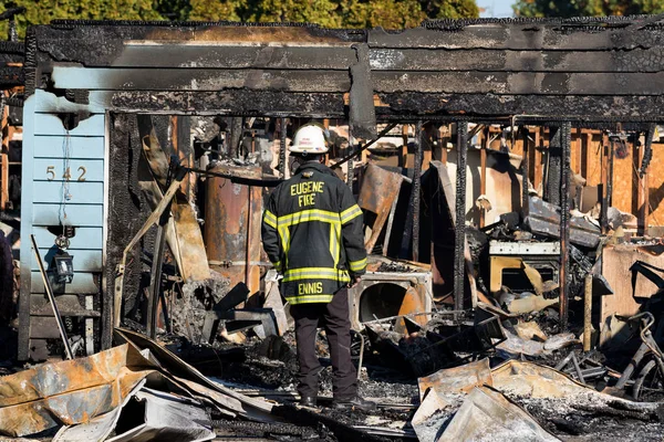 Incidente de atirador incendiário em Springfield Oregon 27 de outubro — Fotografia de Stock