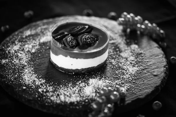 おいしいチョコレートの喜び Oero Cake Close View — ストック写真