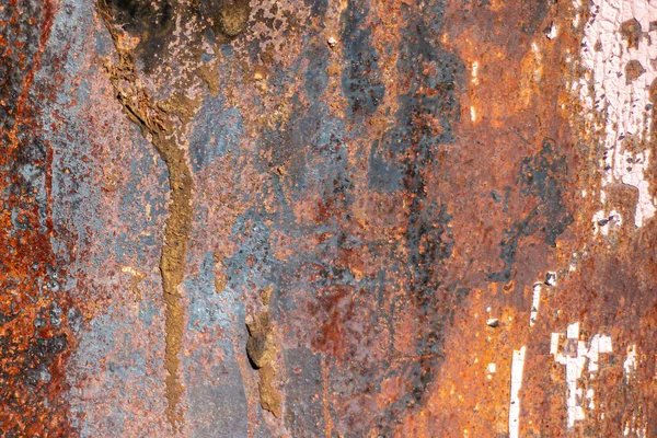 Текстура Ржавого Железа Коррозией Поверхности — стоковое фото